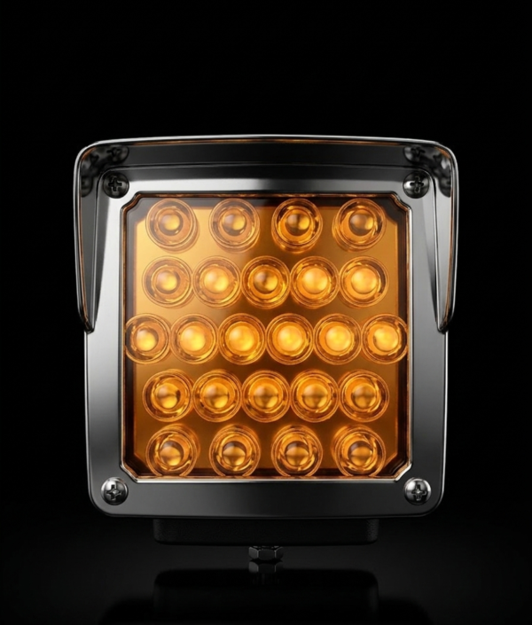 LED 2 caras de alta potencia con 3 tipos de luz 12V