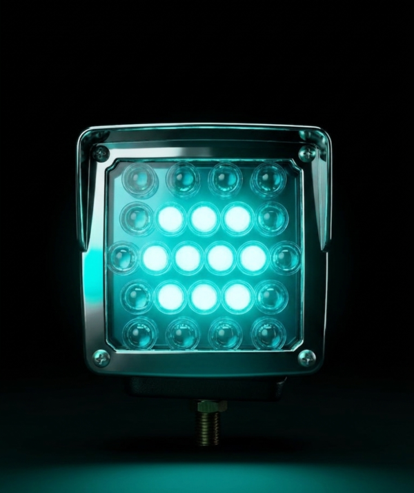LED 2 caras de alta potencia con 3 tipos de luz 12V